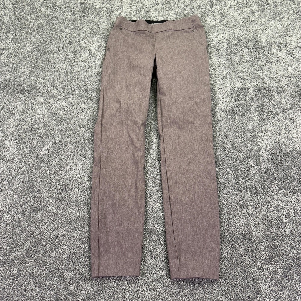 Maurices Pants Womens Small Pink Ponte Pull On Elastic Waist Stretch Dress Work